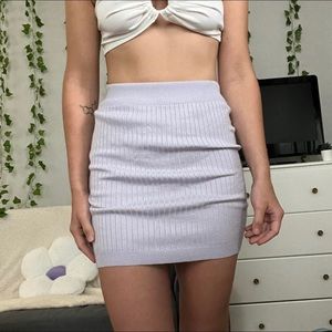Princess polly knit bodycon skirt